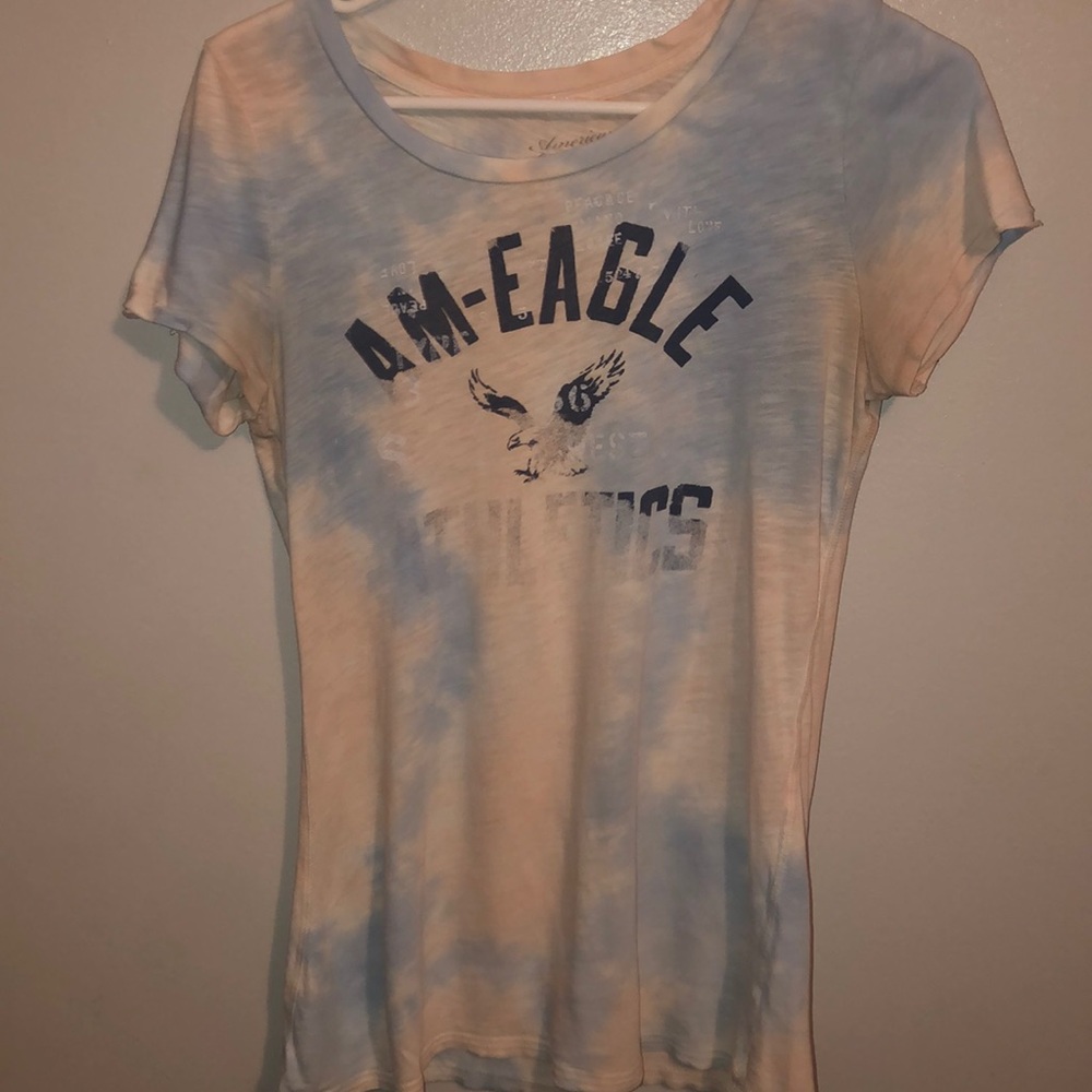 American eagle tie dye